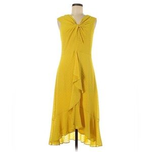 NWT Whistles Yellow Cocktail Dress UK12 EU40 US8
